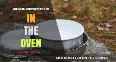 Can Metal Camping Plates Be Safely Used in the Oven?