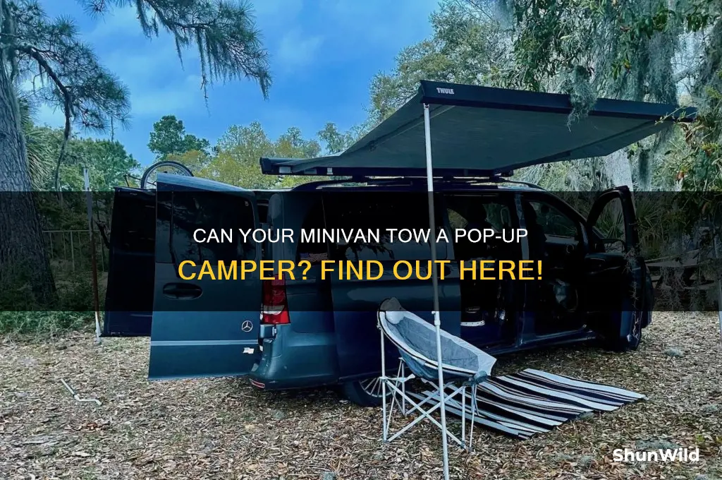 can minivan pull pop up camper