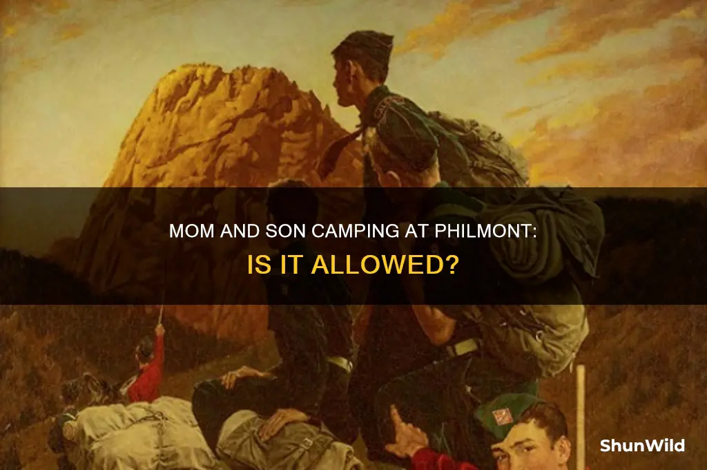 can mom camp with son at philmont