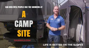 Sharing Campsite Showers: Can Multiple People Use Them at Once?