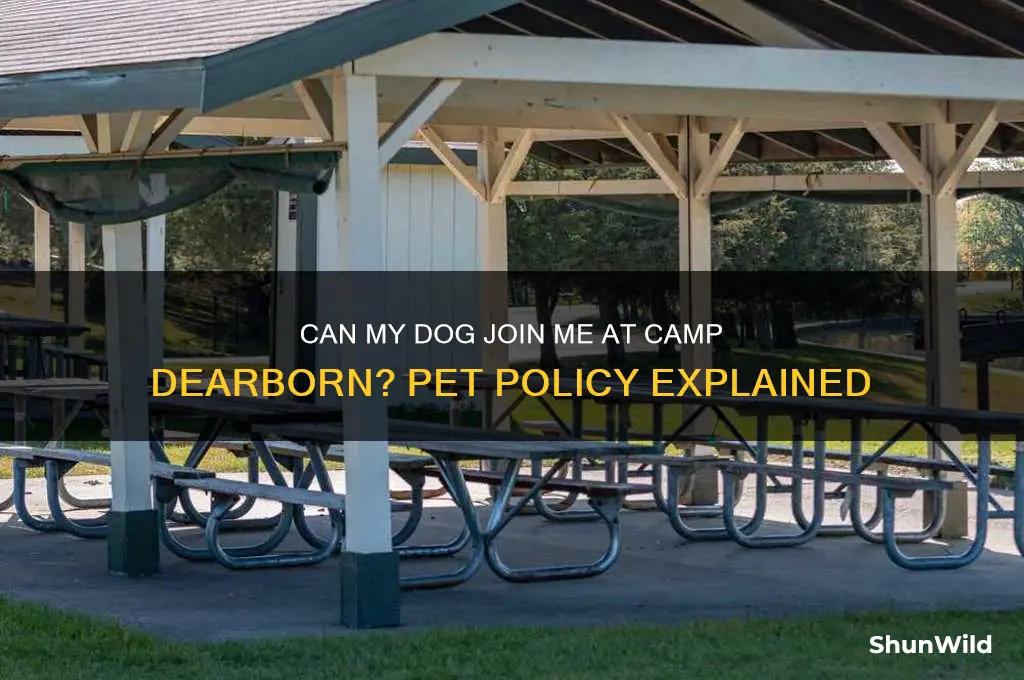 can my dog come to camp dearborn