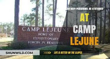 Can Navy Personnel Be Stationed at Camp Lejeune?