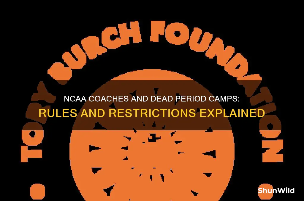 can ncaa coaches work a camp during dead period