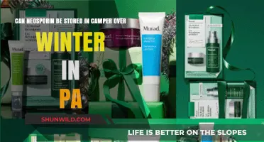 Storing Neosporin in Your PA Camper During Winter: What You Need to Know