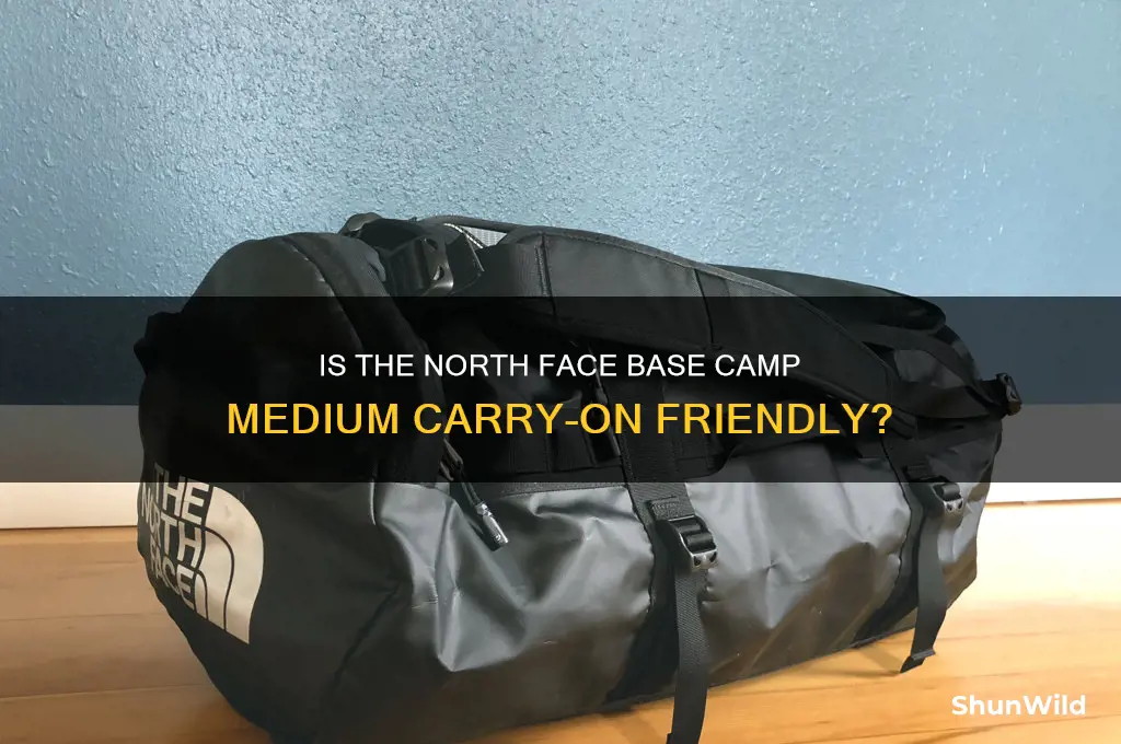 can north face base camp medium be carry on