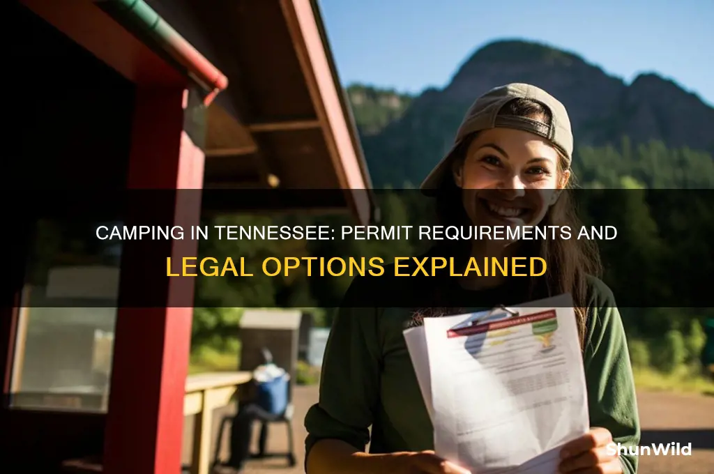 can one camp in tennessee without permit