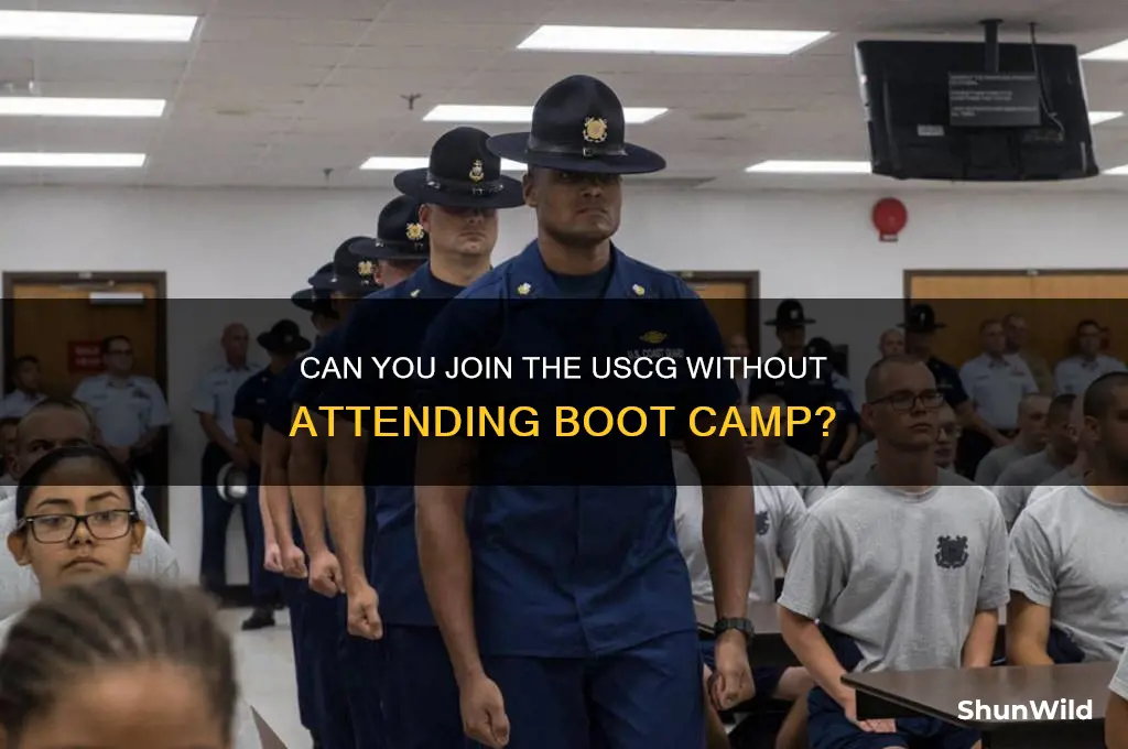 can one enter in the uscg without boot camp