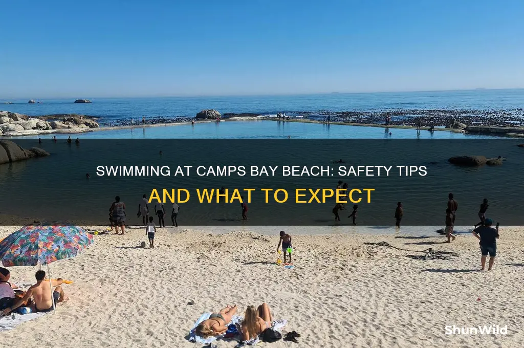 can one swim in camps bay beach