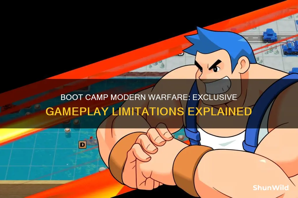 can only play boot camp modern warfare