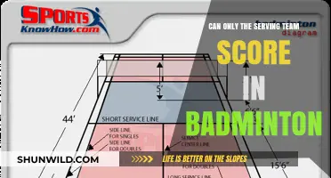Badminton Scoring: Serving Team's Advantage