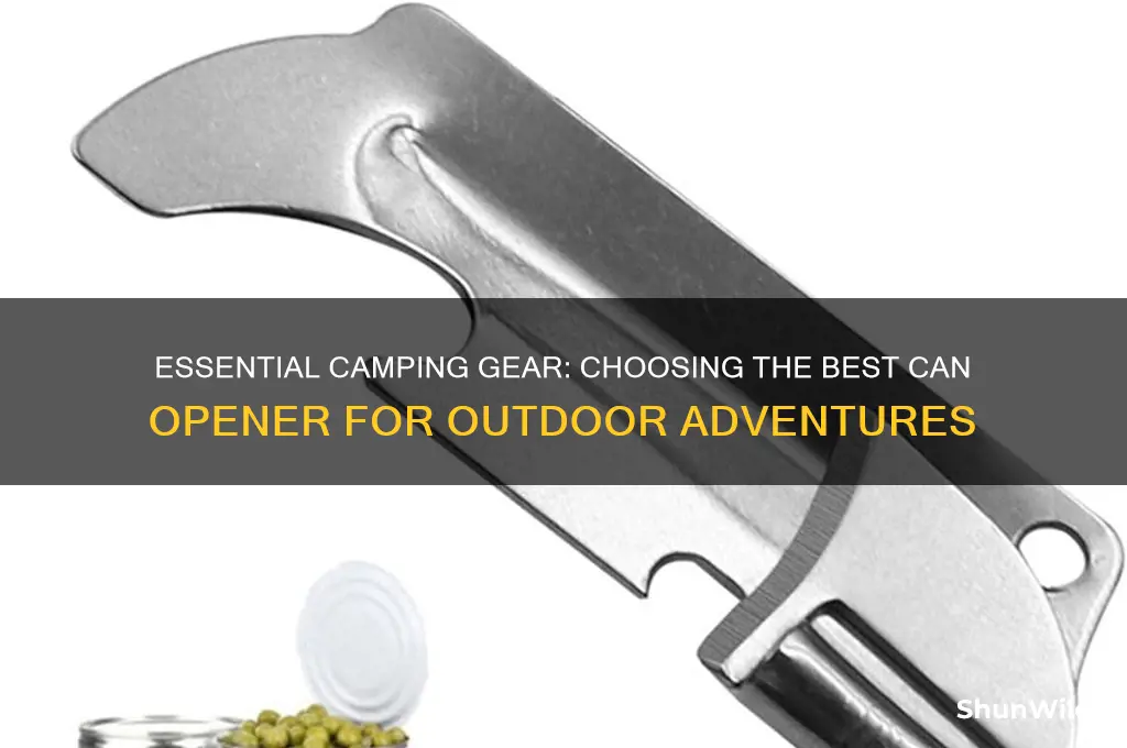 can opener for camp
