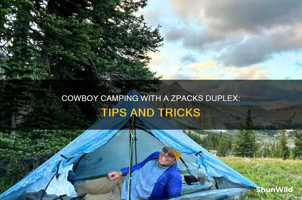 can ou use a zpacks duplex to cowboy camp