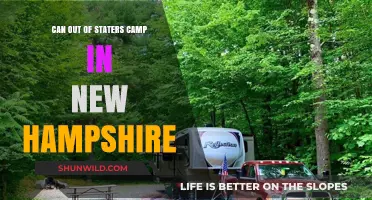 Can Out-of-Staters Camp in New Hampshire? A Guide