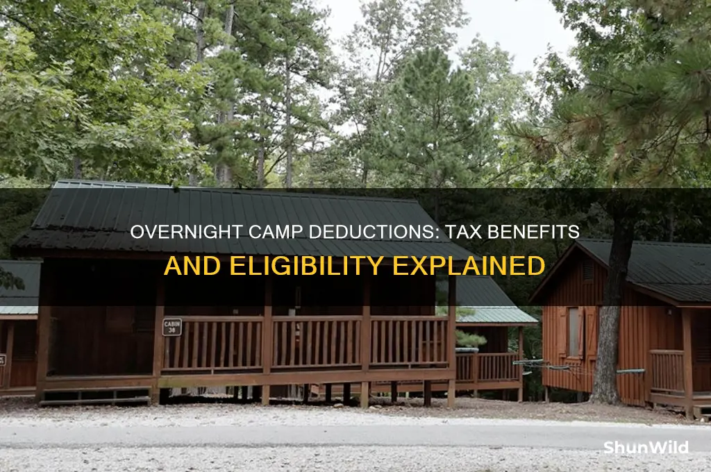 can overnight camp be deducted