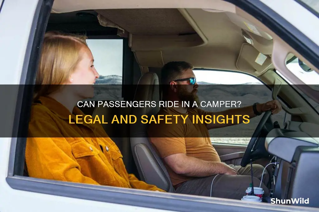 can passengers ride in a camper
