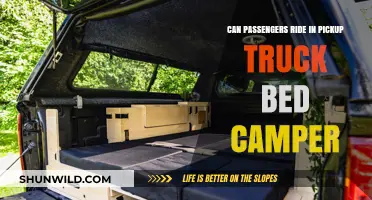 Can Passengers Legally and Safely Ride in a Pickup Truck Bed Camper?