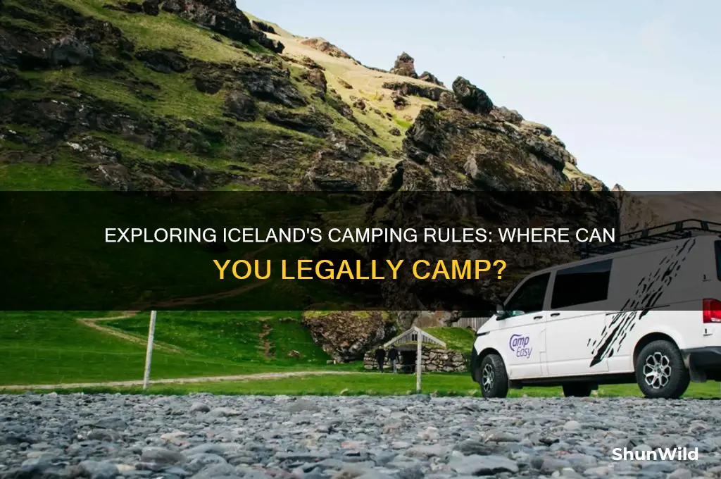 can people camp anywhere in iceland