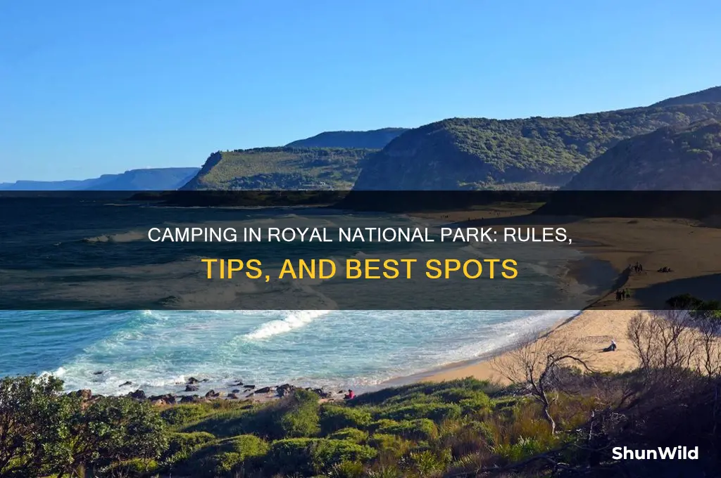 can people camp at royal national park