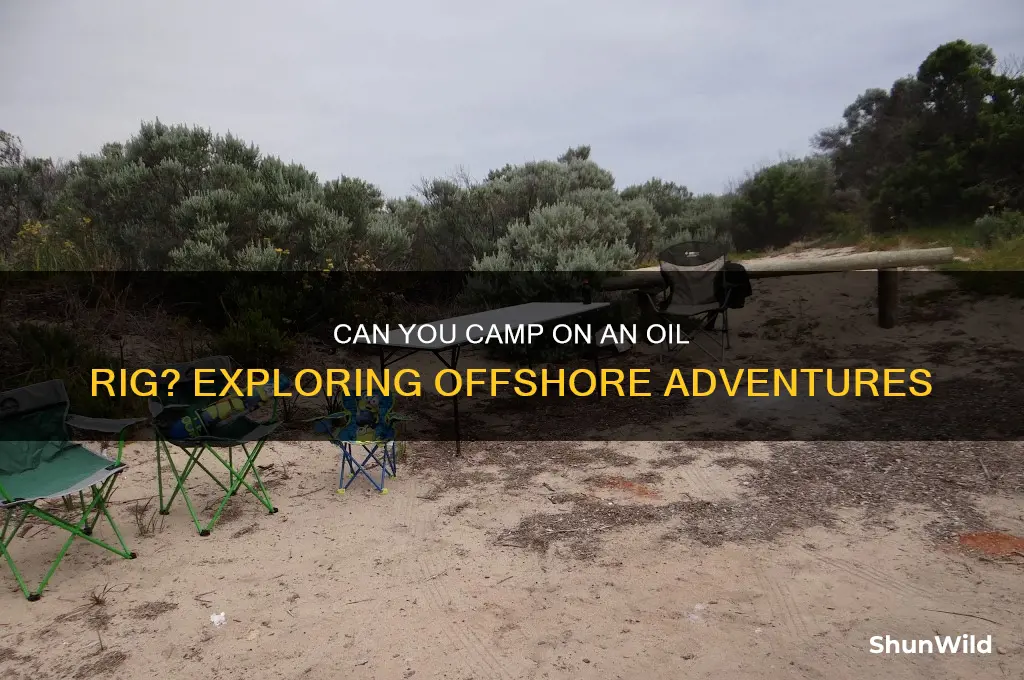 can people camp oil rig