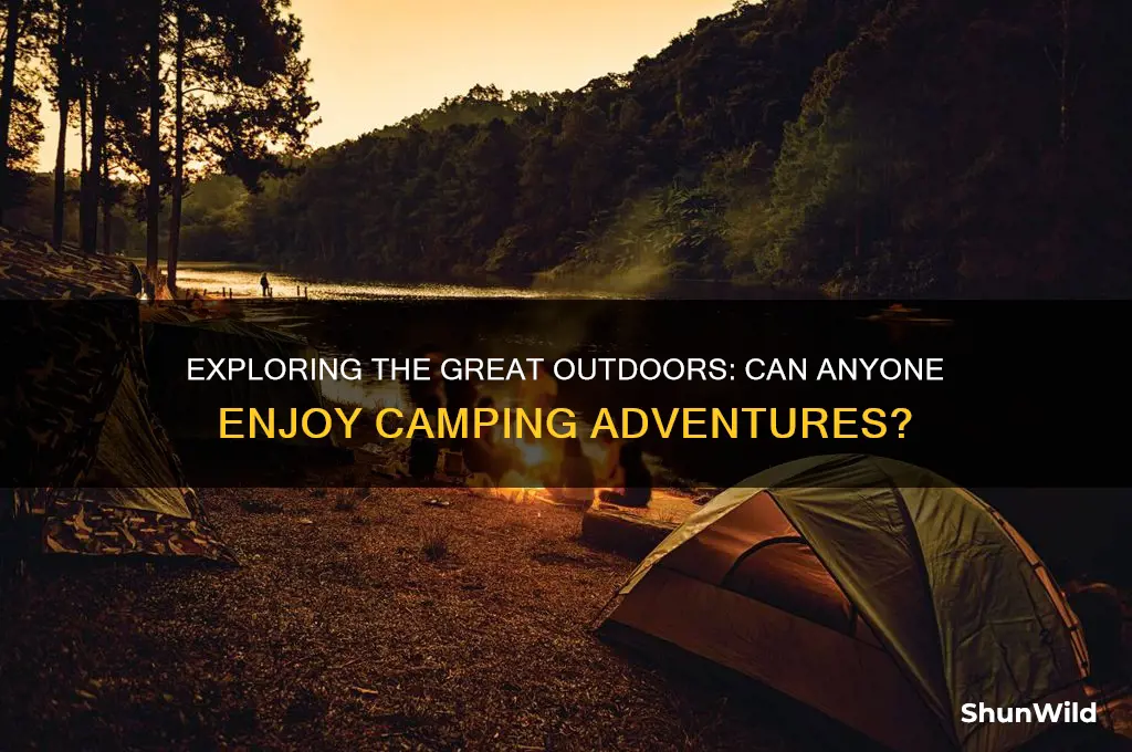 can people go camping