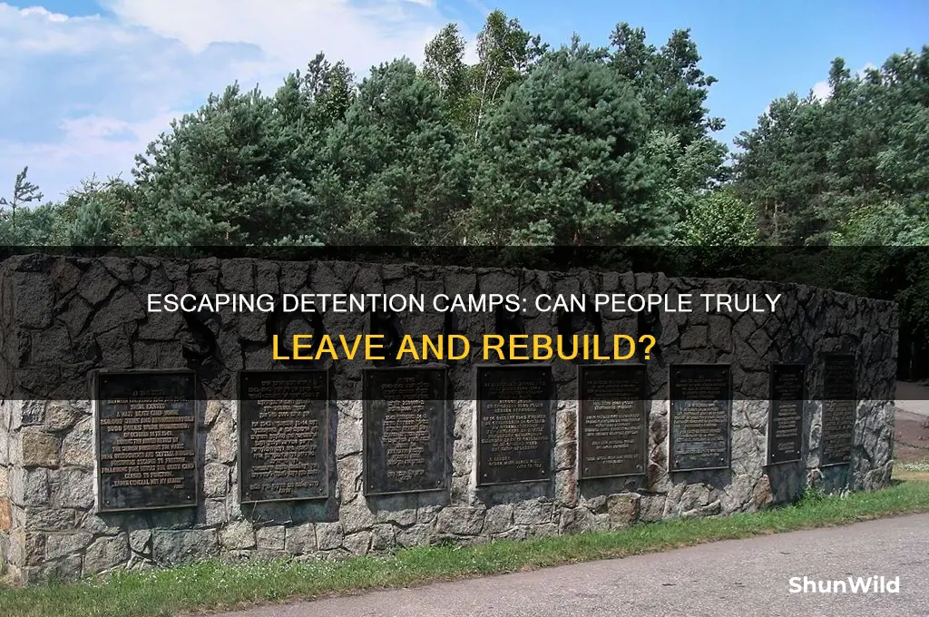 can people leave detention camps