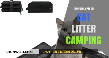 Can You Use Cat Litter for Camping Pee Emergencies?