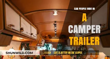 Can You Legally and Safely Ride Inside a Camper Trailer?