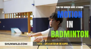 Faking Motion: A Powerful Badminton Strategy