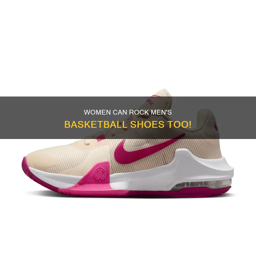 can women wears mens basketball shoes