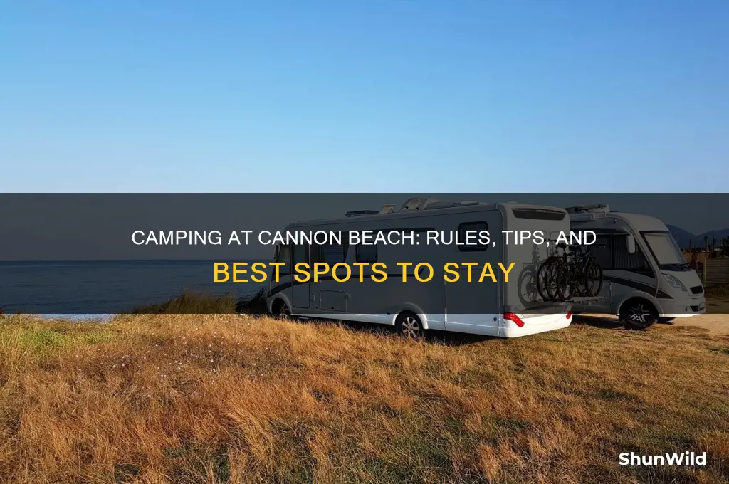 can you camp at cannon beach