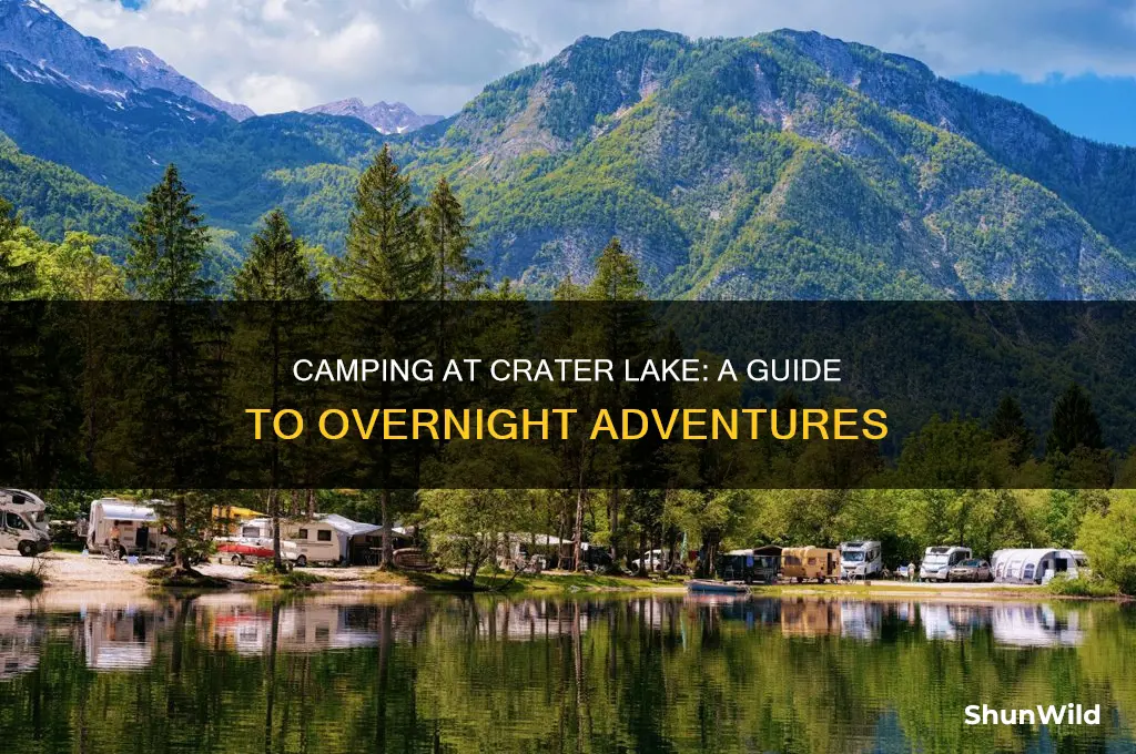 can you camp at crater lake