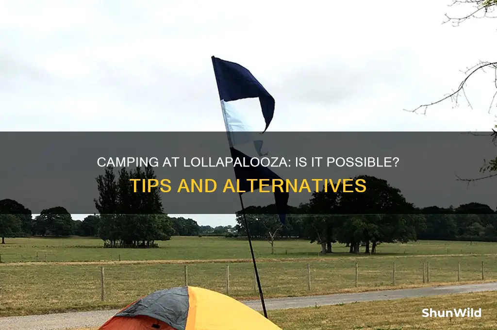 can you camp at lollapalooza