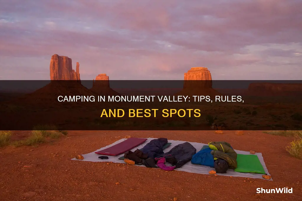 can you camp in monument valley