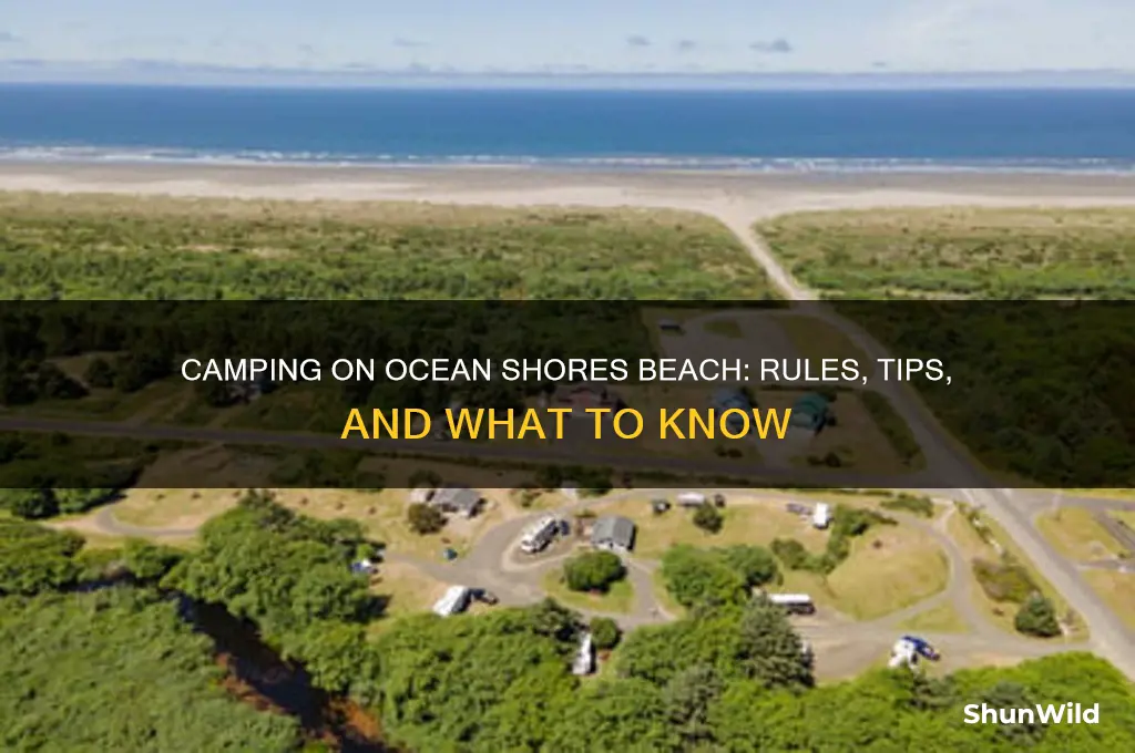 can you camp on ocean shores beach