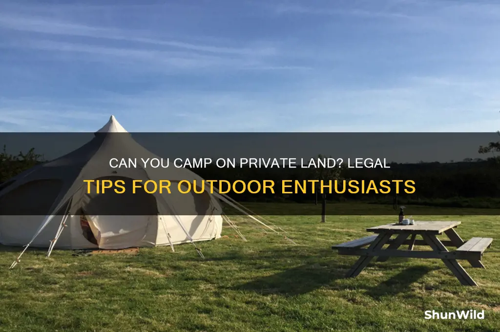 can you camp on