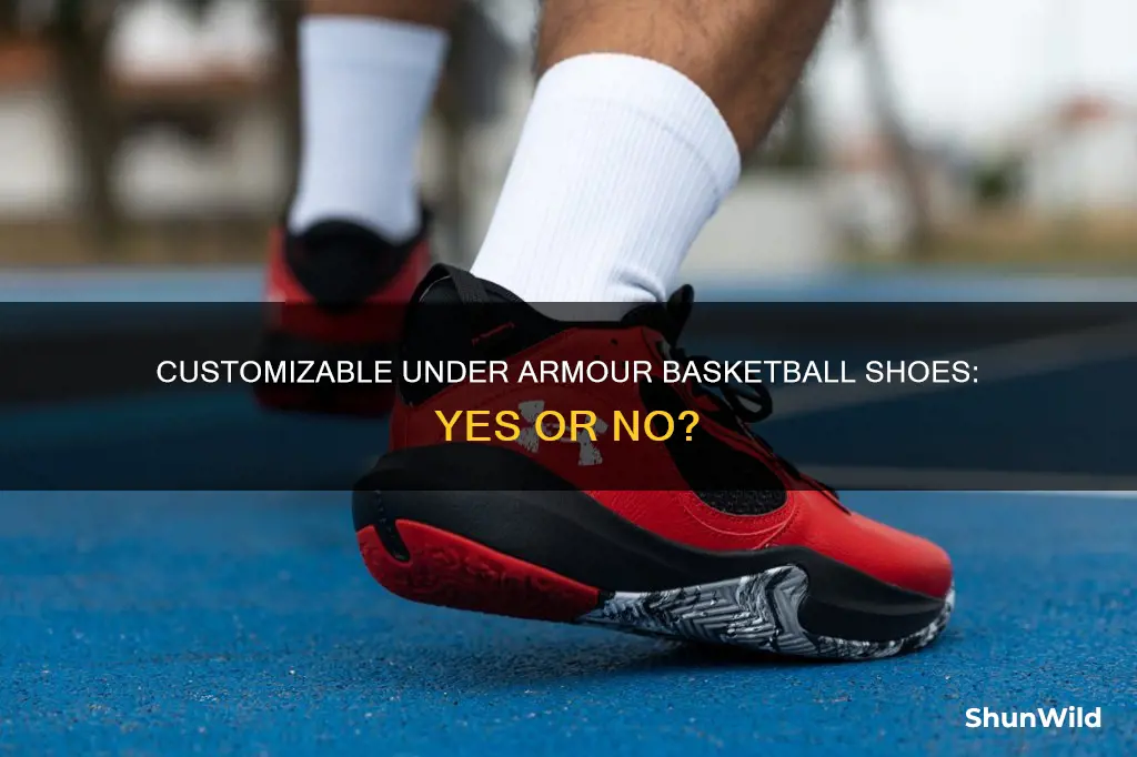 can you customize under armour basketball shoes