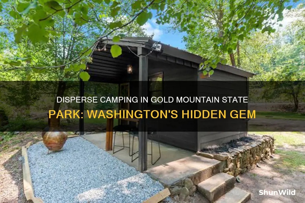 can you disperse camp in gold mountain state park washington