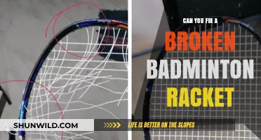 How to Fix Your Broken Badminton Racket