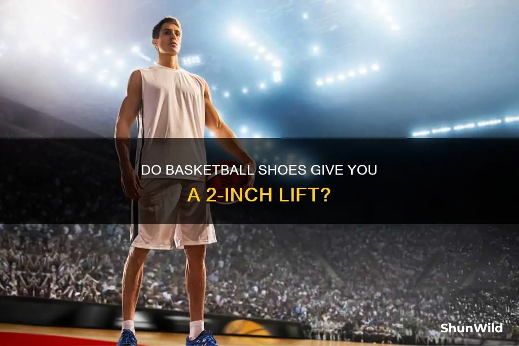 can you go up 2 inch with basketball shoes