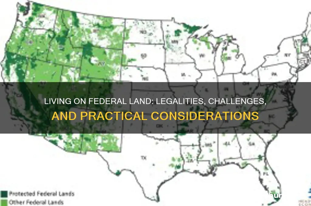 can you live on federal land