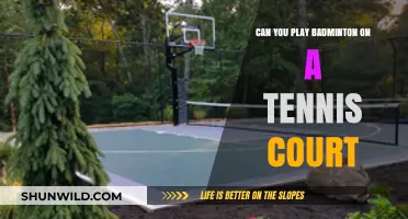 Badminton on Tennis Courts: A Viable Option?
