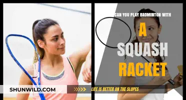 Badminton with a Squash Racket: A Viable Option?