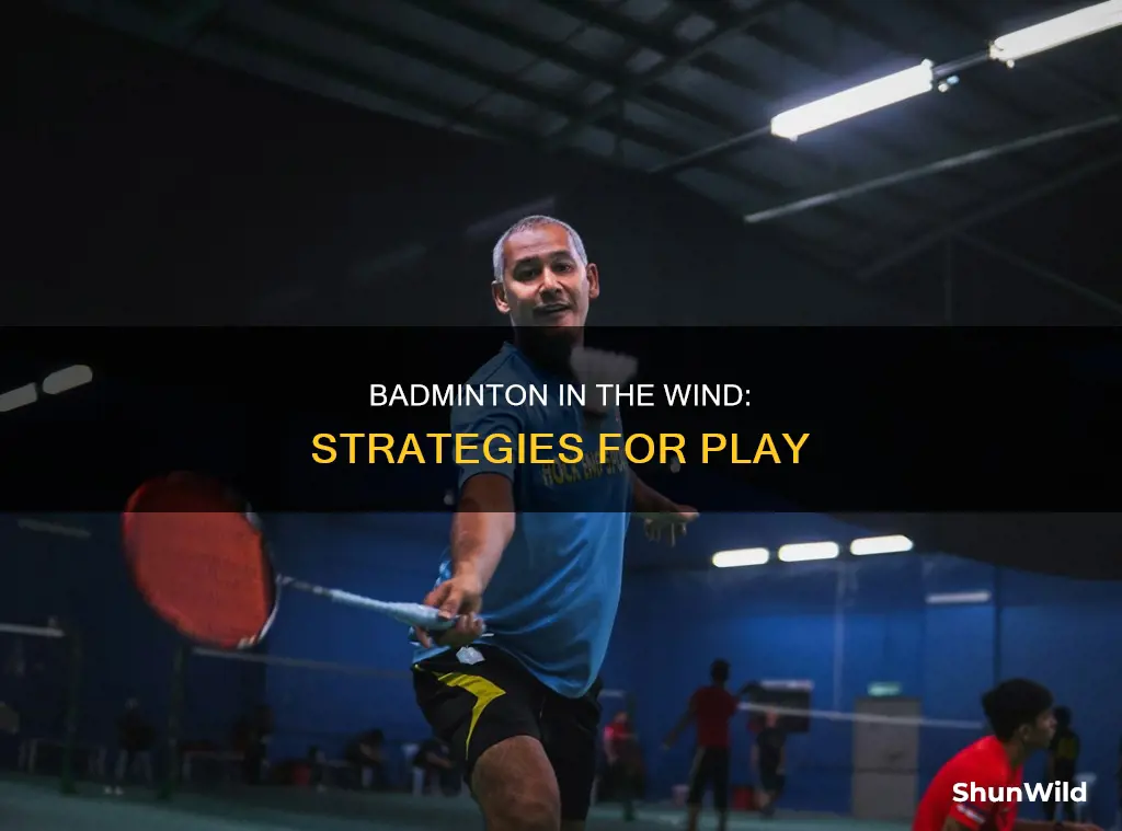 can you play badminton with wind