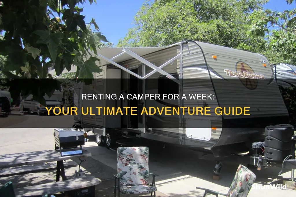 can you rent a camper for a week