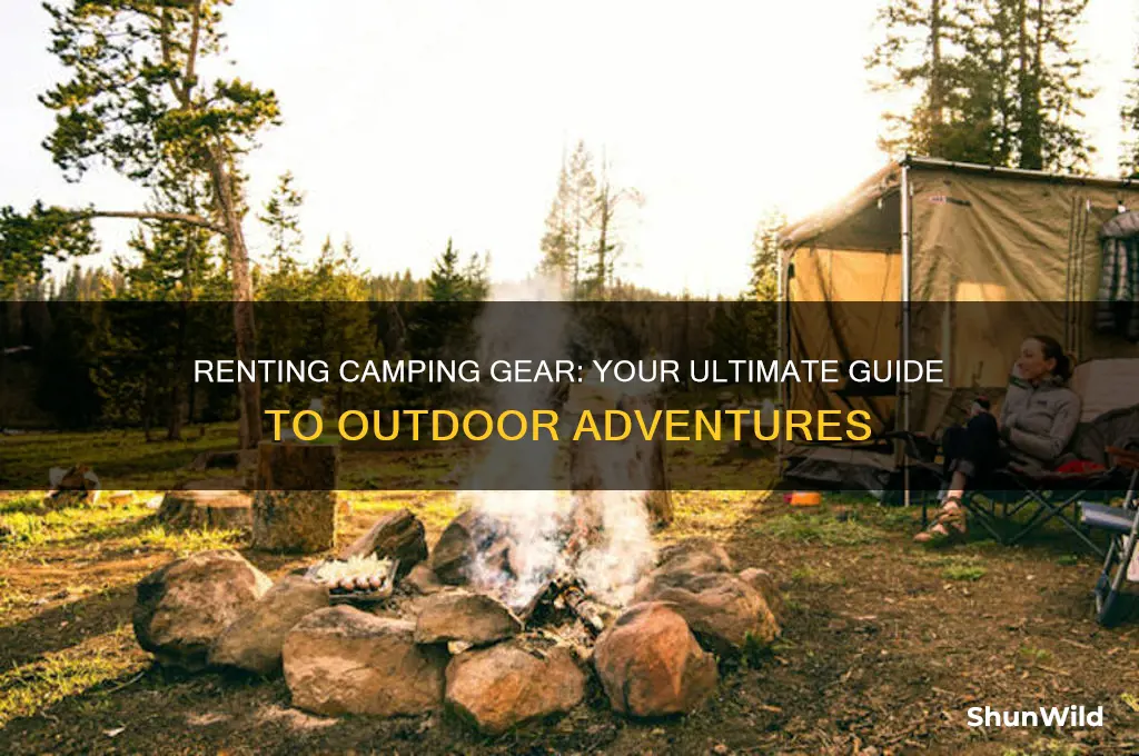 can you rent camping gear