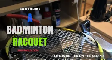 Restringing Badminton Rackets: A DIY Guide