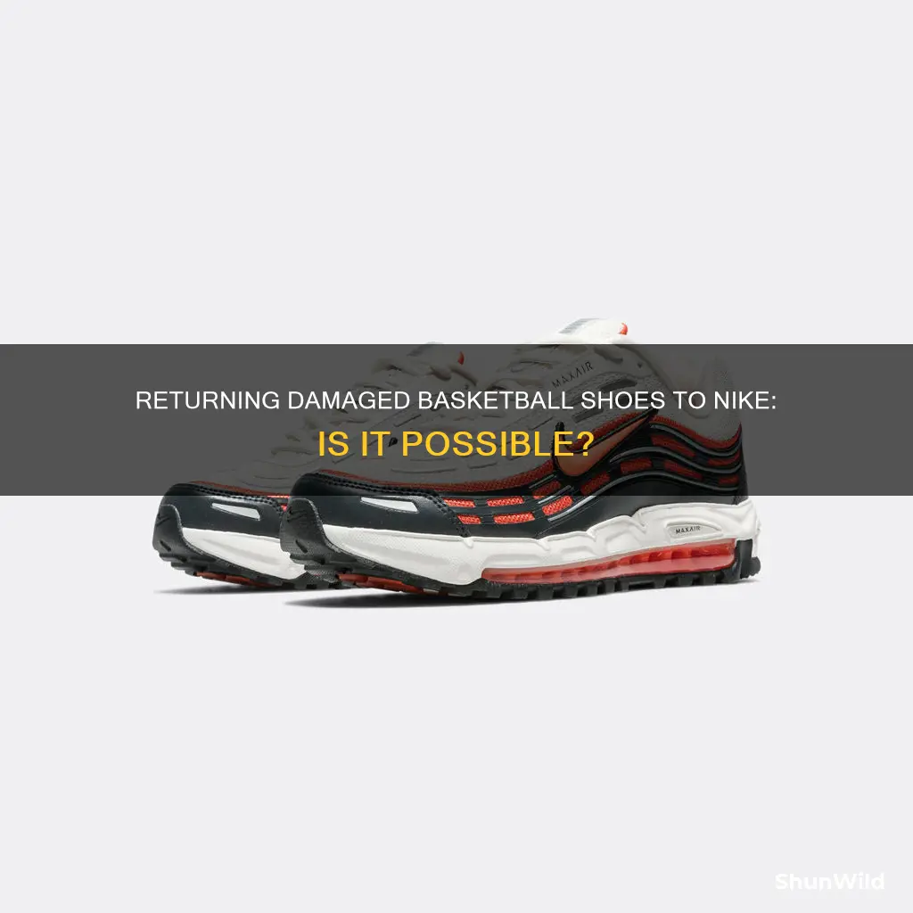 can you return damaged basketball shoes to nike