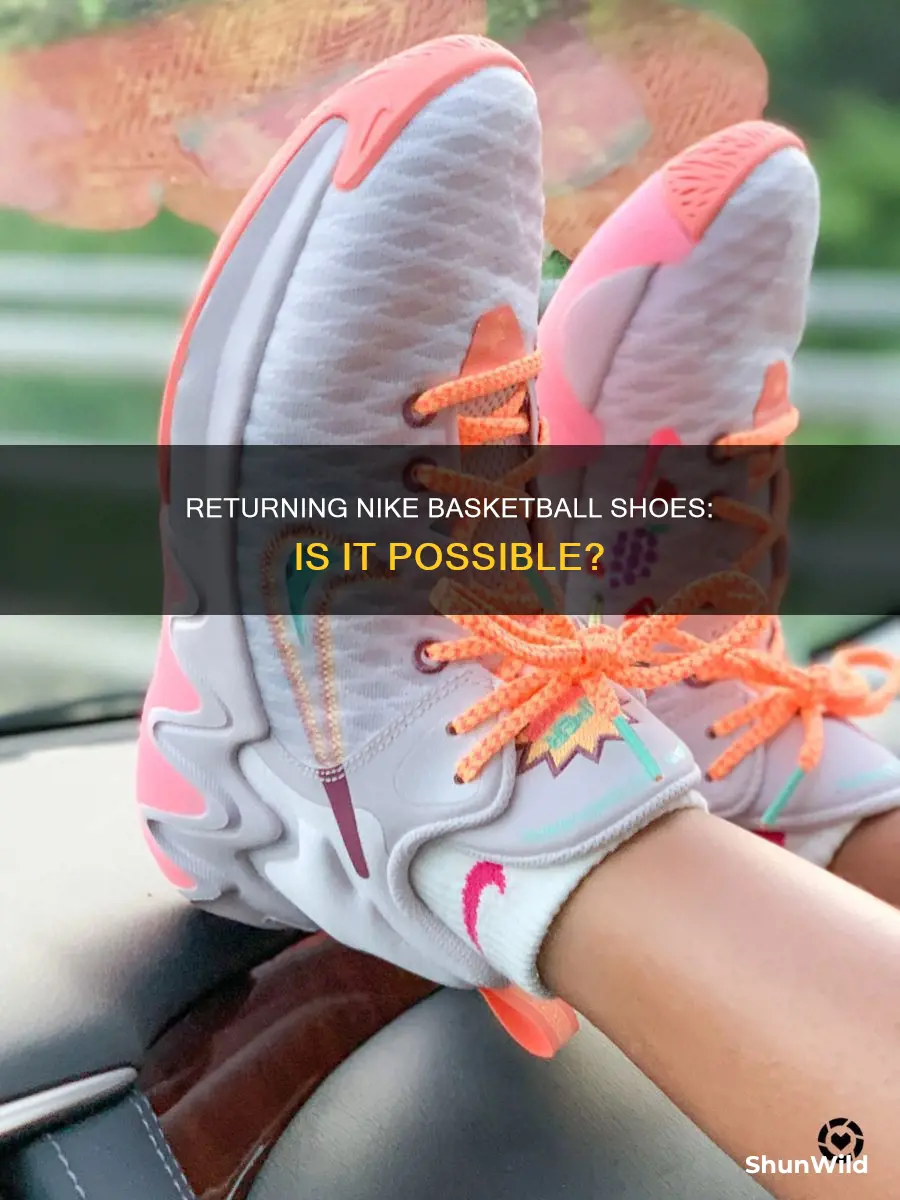 can you send back nike basketball shoes