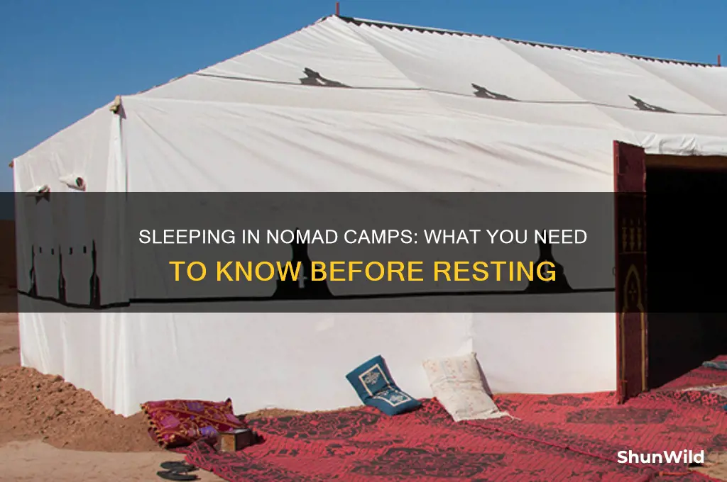 can you sleep in the nomad camp