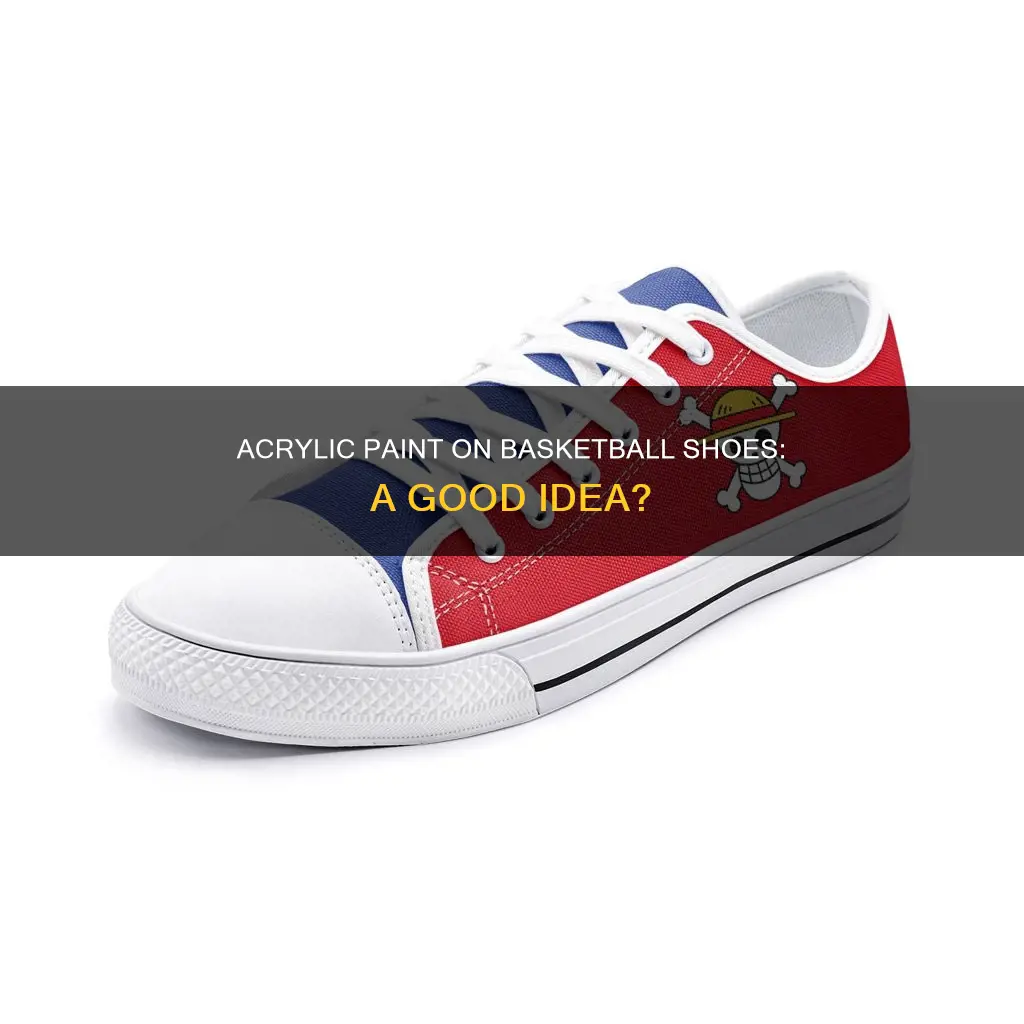 can you use actylic paint to paint basketball shoes